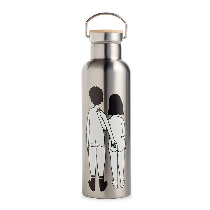 helen b - Wholesale Water Bottle - drinking bottle naked couple back1