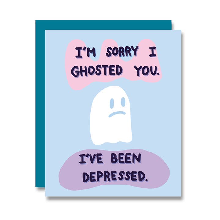 PapaLlama - Wholesale Friendship Card - Sorry I Ghosted, Card0