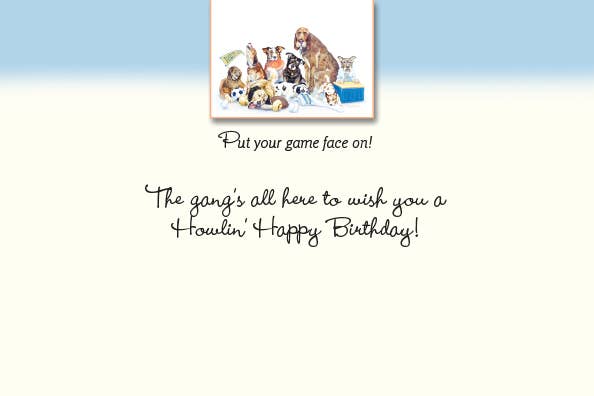 Pumpernickel Press - Wholesale Birthday Card - Party Hounds - Deluxe1