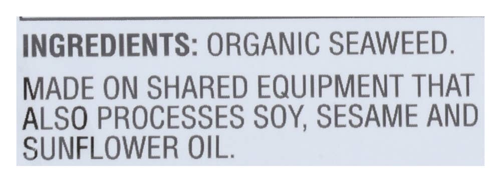 KeHE Distributors, LLC - Wholesale Crackers - Gimme Seaweed Roasted Nori Organic 0.81 oz3