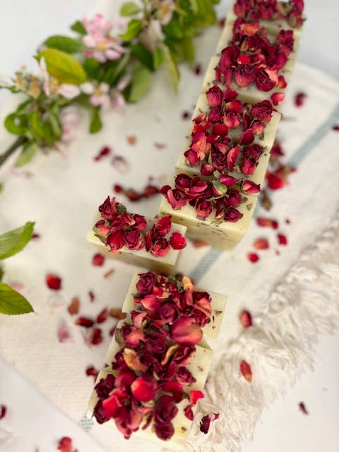 Fresh Rose Butter Handmade Soap for wholesale by You're Gorgeous, Room3