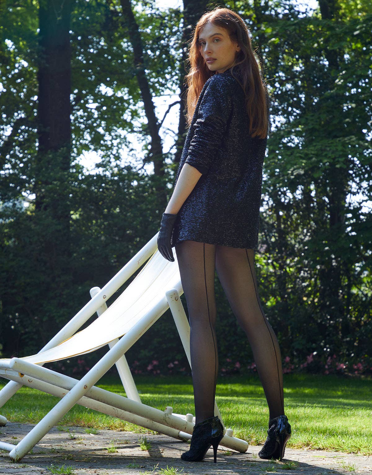 Cette - Wholesale Tights - Women's - Eco Tights Cuban Heel, Seamed Tights, 20 Den6