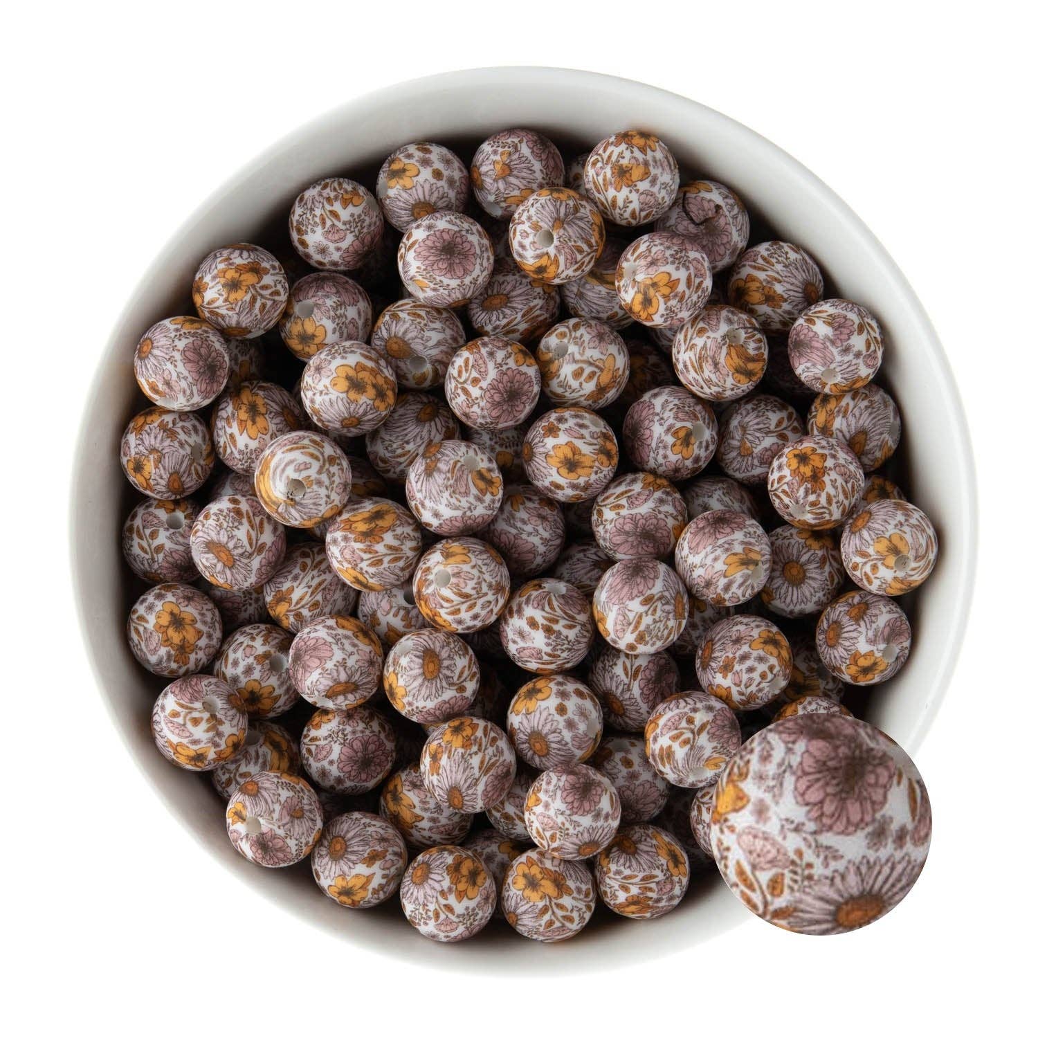 Cara & Co Silicone Craft Supply - Wholesale Craft Supplies - Standard Silicone Print Beads71