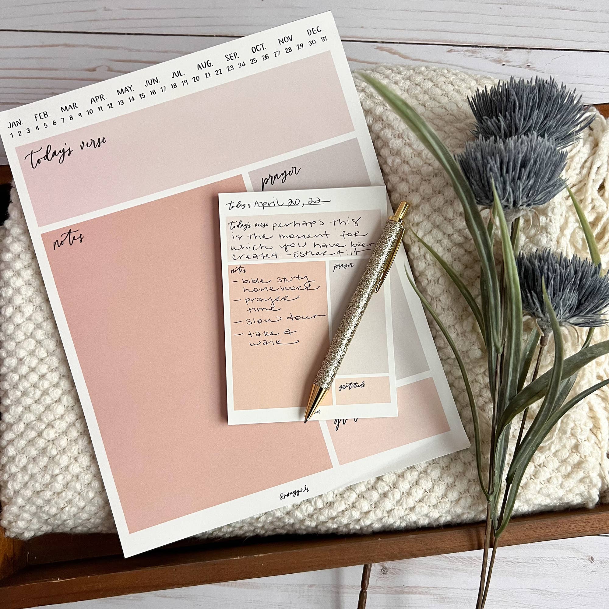 swaygirls - Vendita all'ingrosso Bloc notes - Blocco note per lo studio della Bibbia | Foglio di lavoro sul diario7