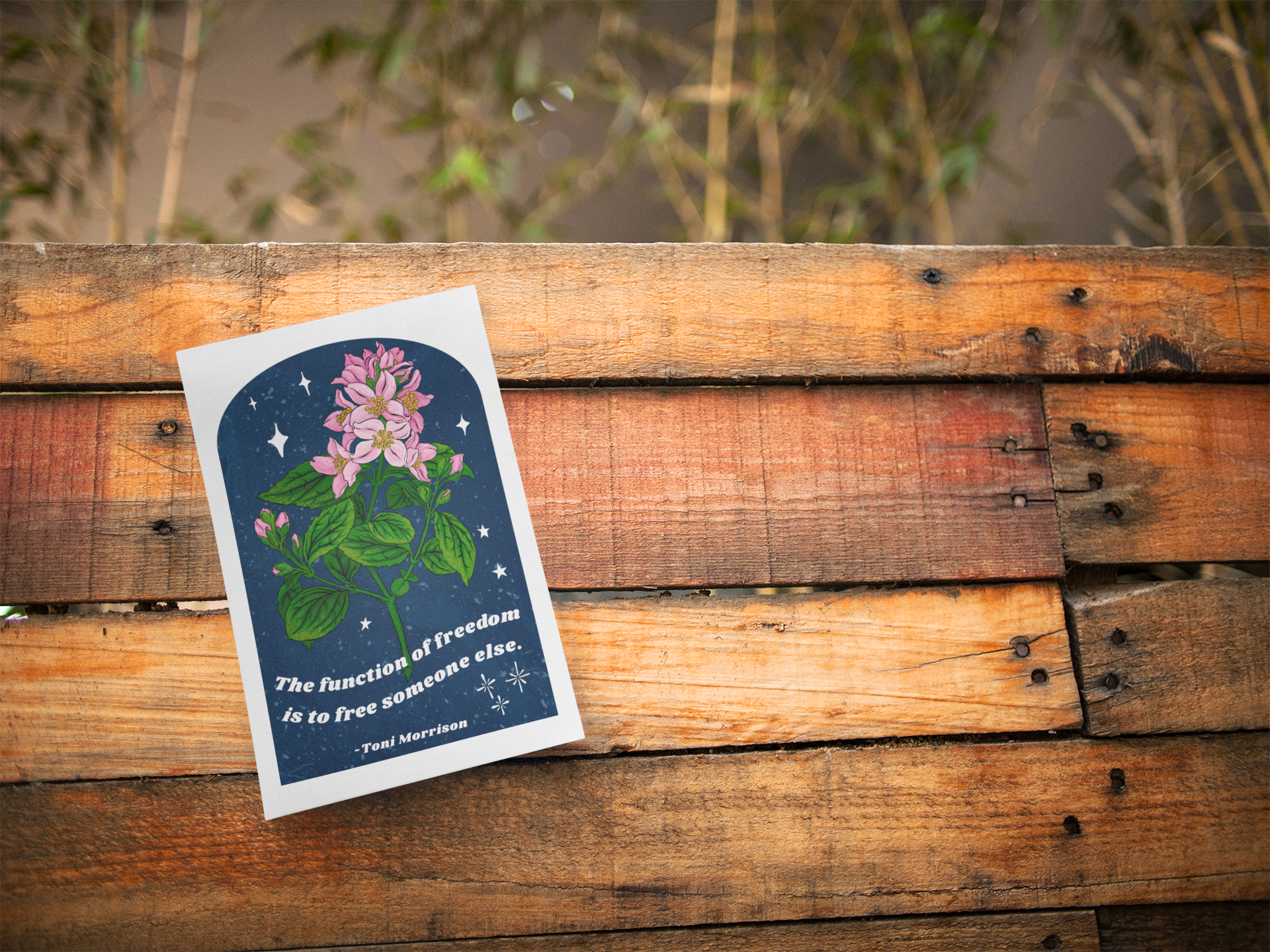 Fabulously Feminist - Wholesale Art Print - The Function of freedom, Toni Morrison:  Feminist Art Print4