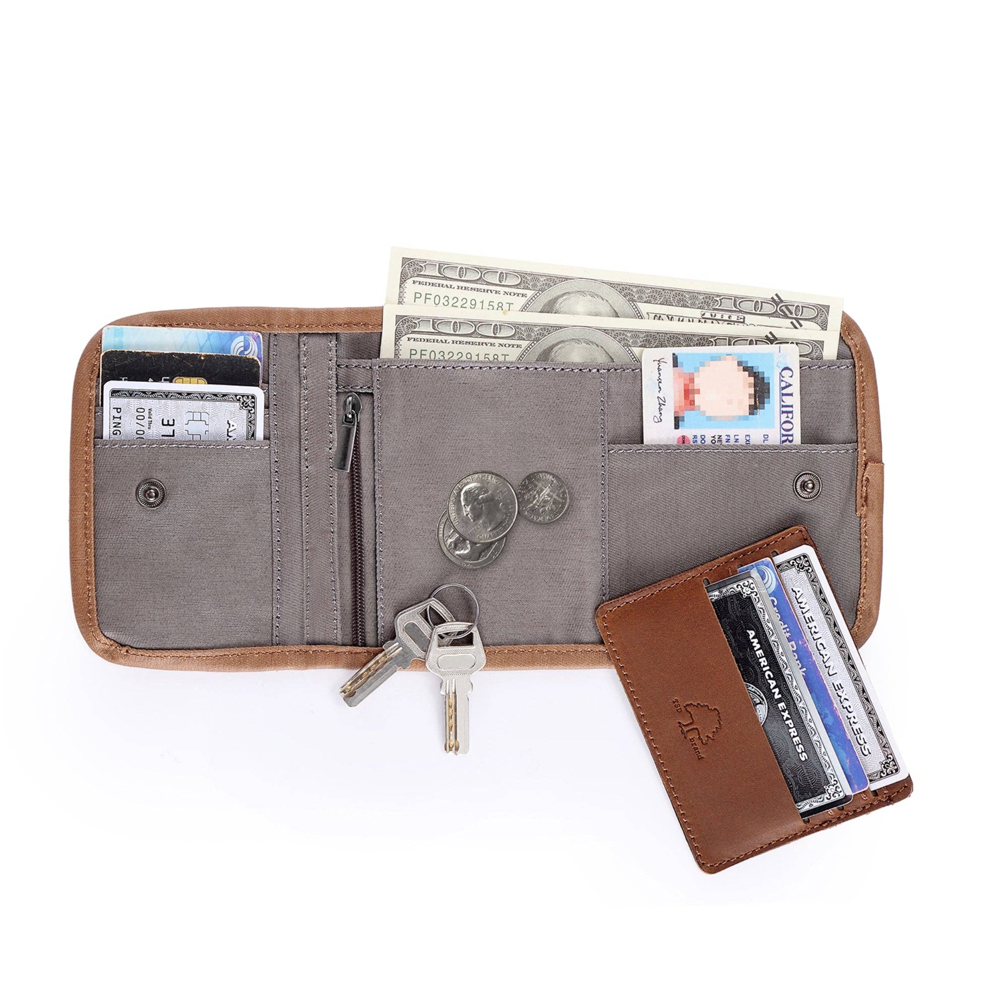 TSD Brand - Wholesale Wallet - Unisex - Urban Light Coated Canvas Wallet26