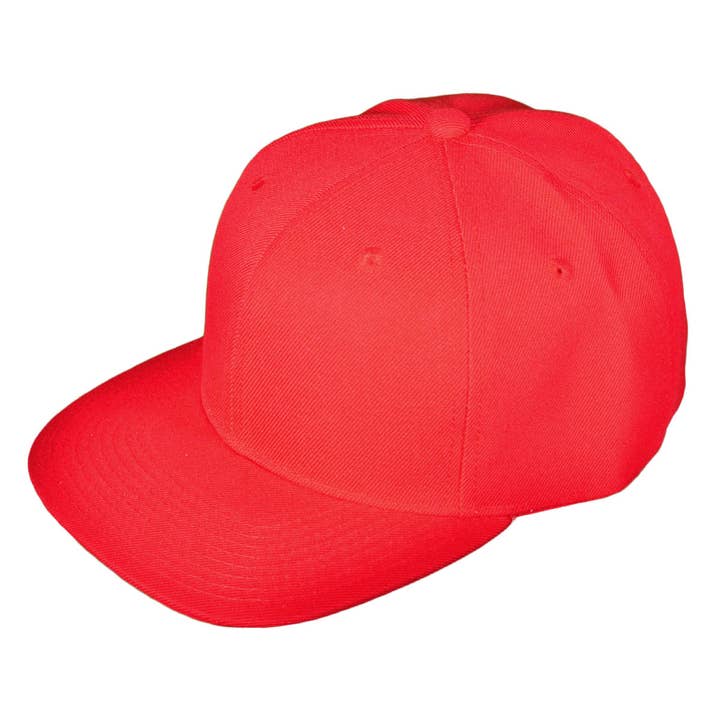 Buck Wholesale – wholesale Flat-brimmed cap – Unisex – Blank Snapback Hats - Flat Bill Plain Vintage Snapbacks