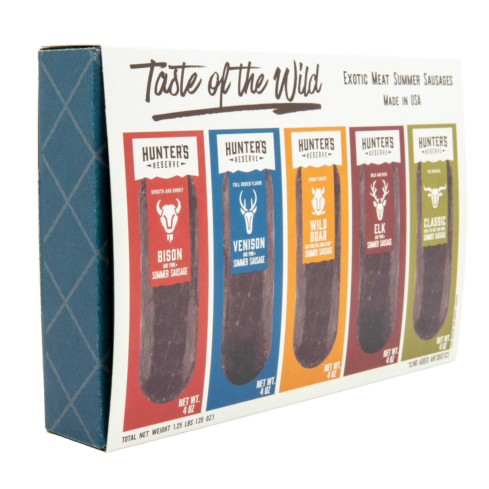 Hunter's Reserve - Wholesale Sausage - Taste of the Wild Holiday Gift Box- Five 4oz Summer Sausages7
