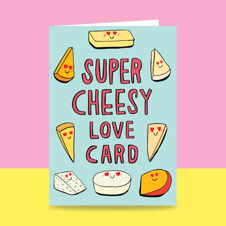 Super Cheesy Love Card - Greeting Card for wholesale by Able And Game