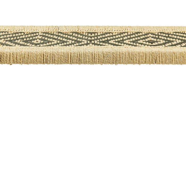 Jambe - Bank aus Natur- und Olivgrünem Seil für den Großhandel von Novità Home