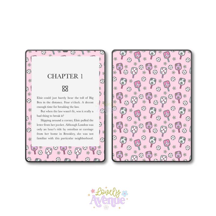 Pickleball Girlie - E-Reader Skin for wholesale by Lovely Avenue