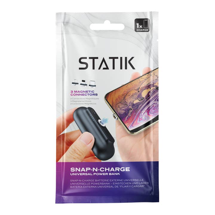 KeySmart / STATIK - Wholesale Portable Charger - Snap-N-Charge Universal Power Bank