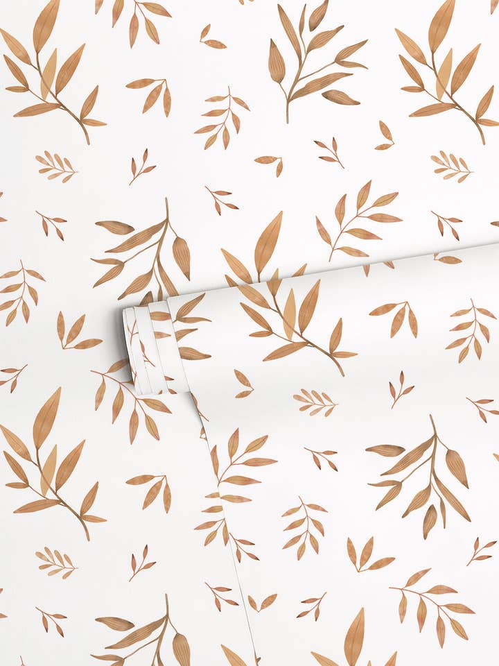 NORWOOD - Papier peint à motif feuillage pour la vente par LILIPINSO