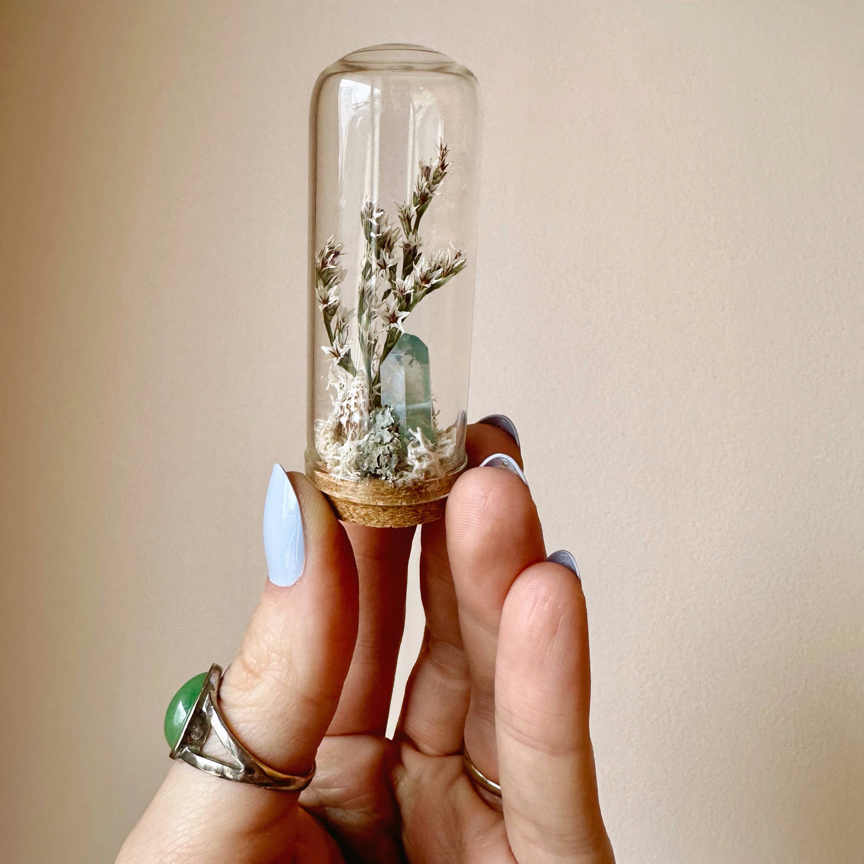 CA Studios - Wholesale Terrarium - Saltwater Breeze Mini Terrarium Crystal Beach Desk Decor7