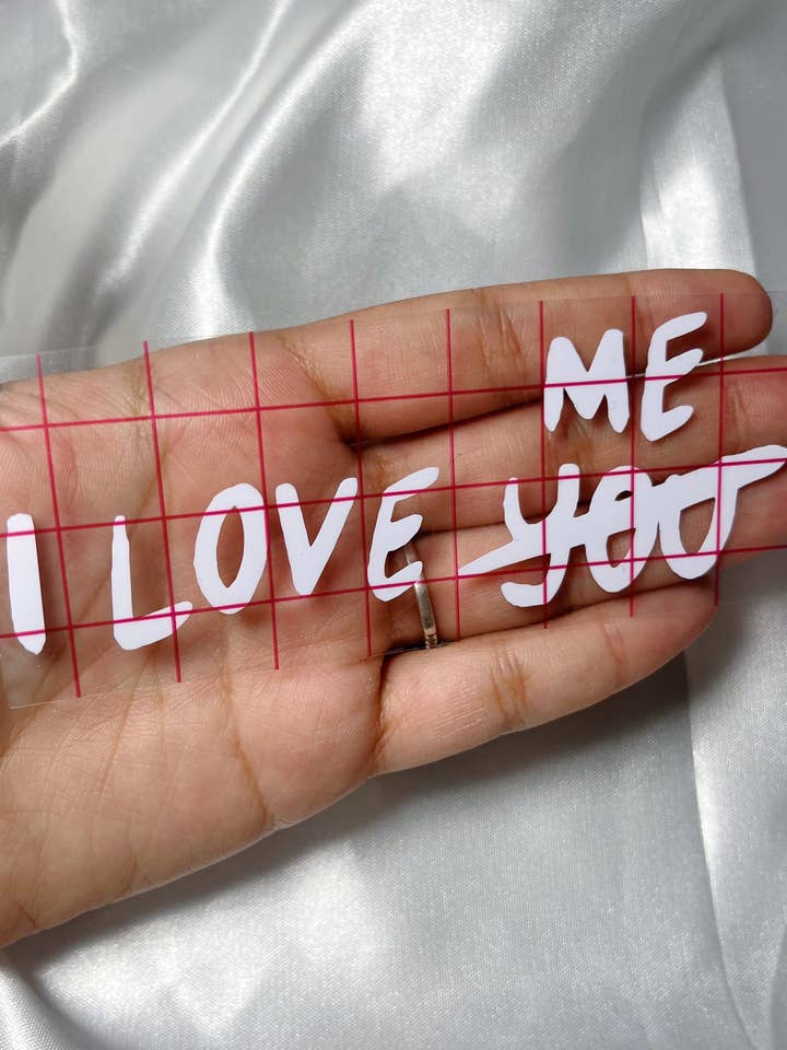 “I love me” Car Decal for wholesale by Paolin Jewelry
