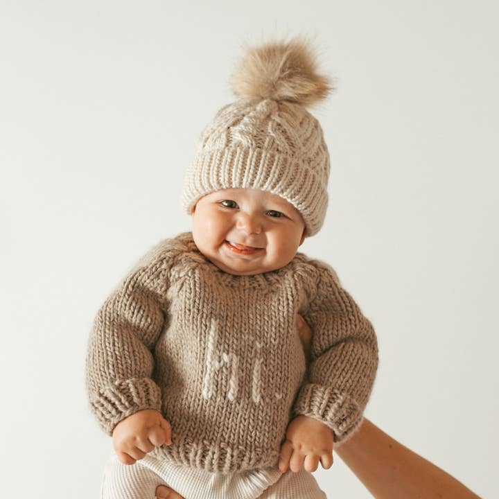 Huggalugs - Wholesale Knit Sweater - Baby - hi. Pebble Crew Neck Sweater Baby & Toddler1