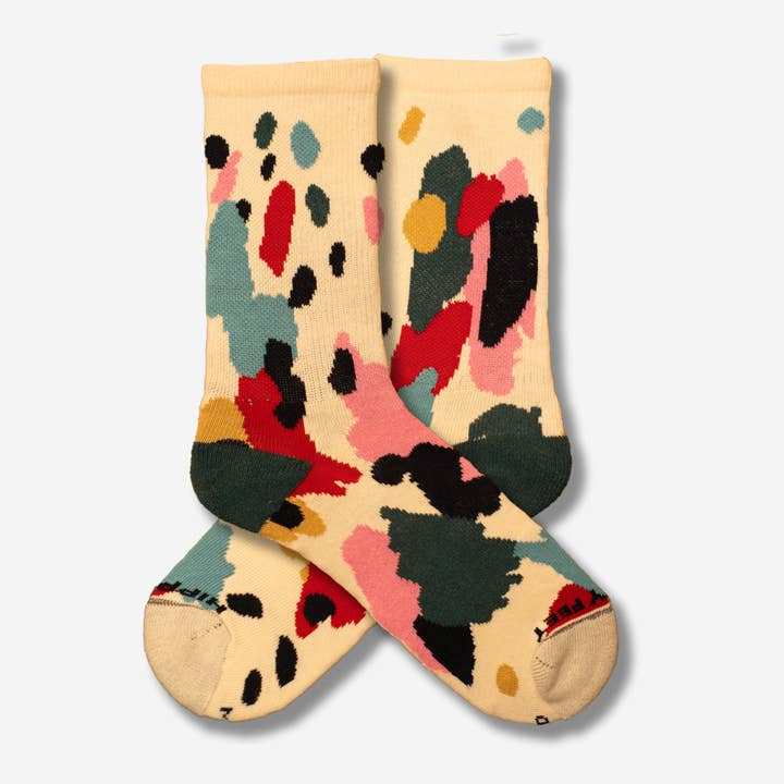 Presale - Painted Socks by Ashley Mary for wholesale by Hippy Feet