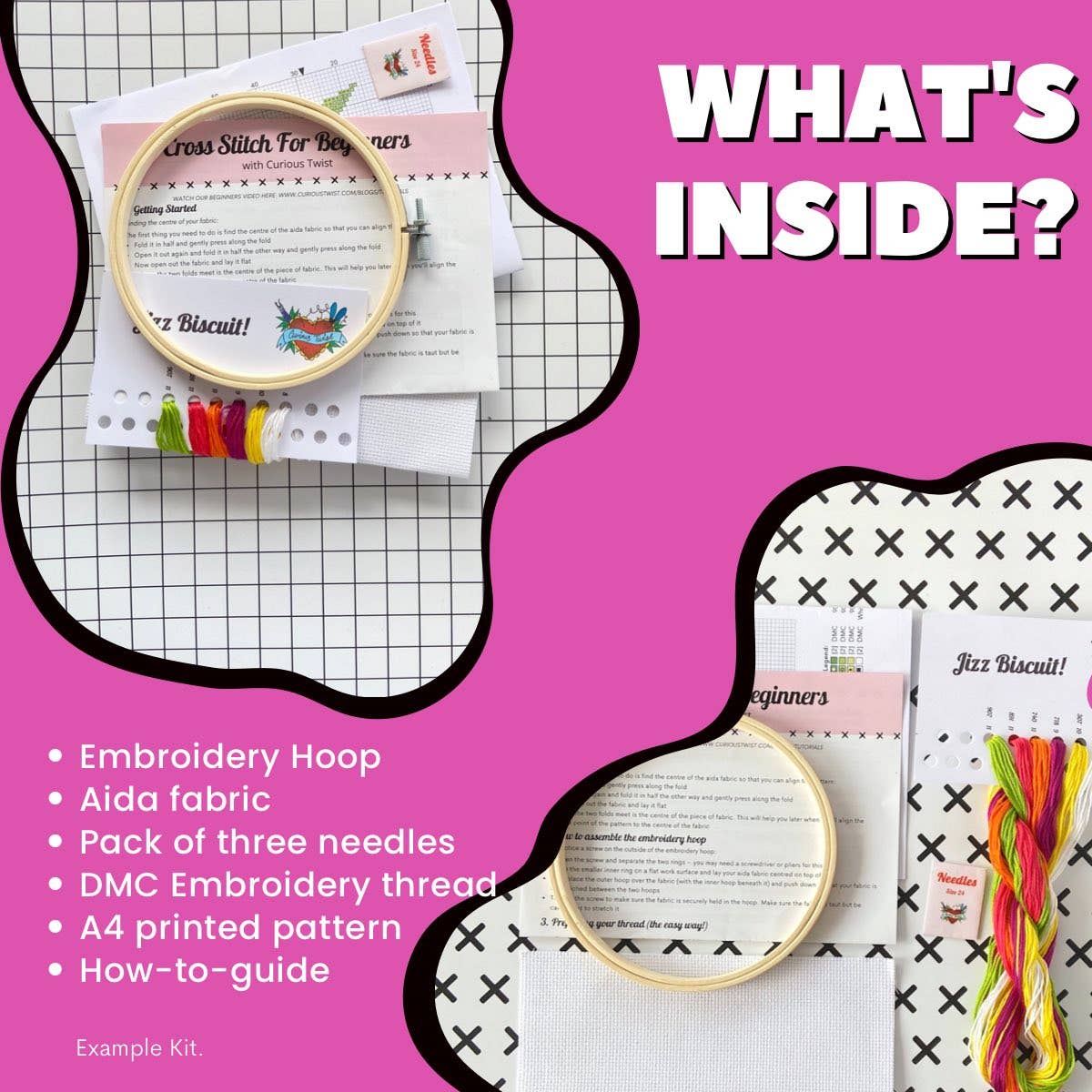 Curious Twist - Wholesale Doe-het-zelf-knutselset - Coffee - Kruissteekset voor beginners1