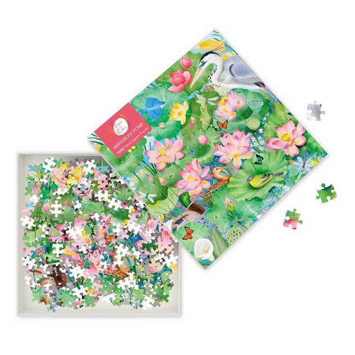 Simon & Schuster - Wholesale Puzzle - Adult - Adult Jigsaw Puzzle: Bex Parkin: Waterlily Pond by1