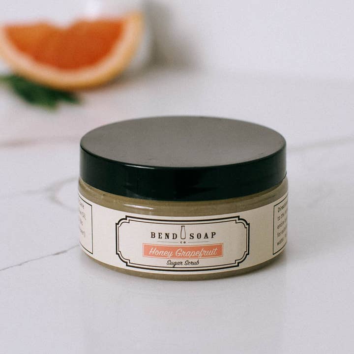 Bend Soap Company - Venta al por mayor Exfoliante corporal - Exfoliante de miel, pomelo y azúcar