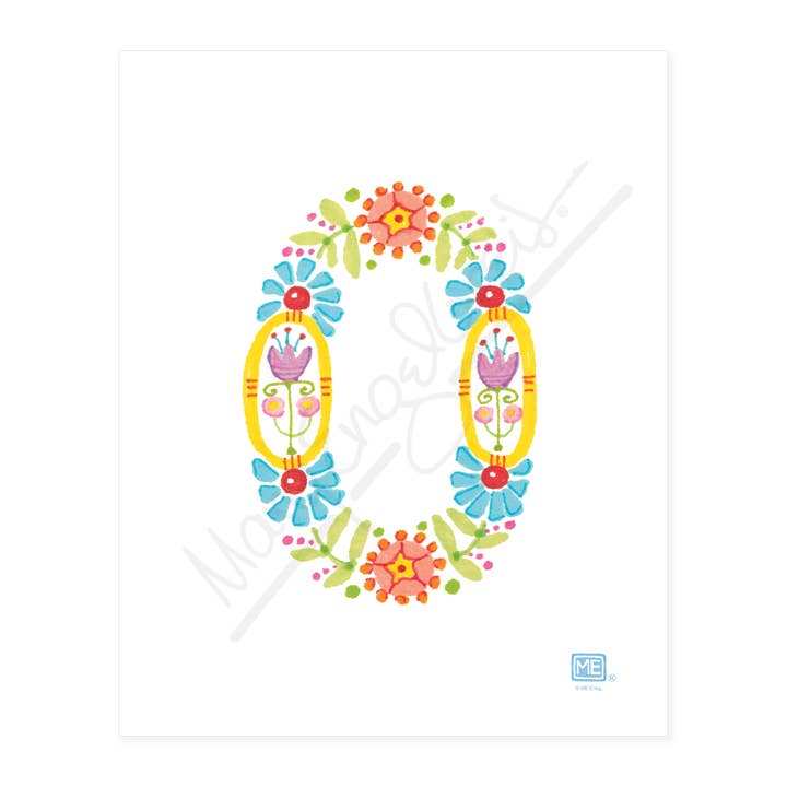 Alphabet Garden, lettre O, petits caractères pour la vente par Mary Engelbreit Studios