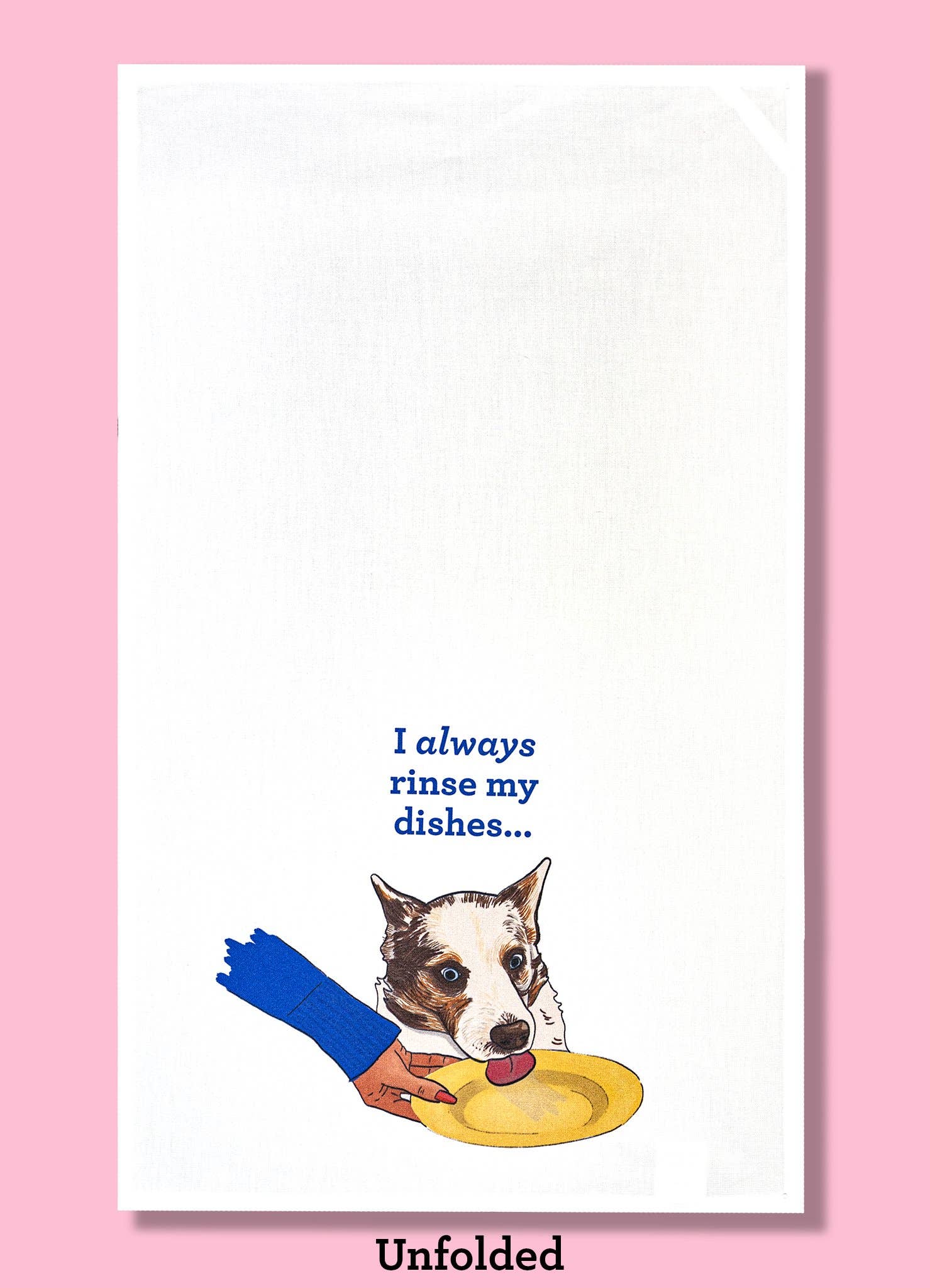 Bad Grandma Designs - Wholesale Tea Towel - I Always Rinse My Dishes Dishtowel1