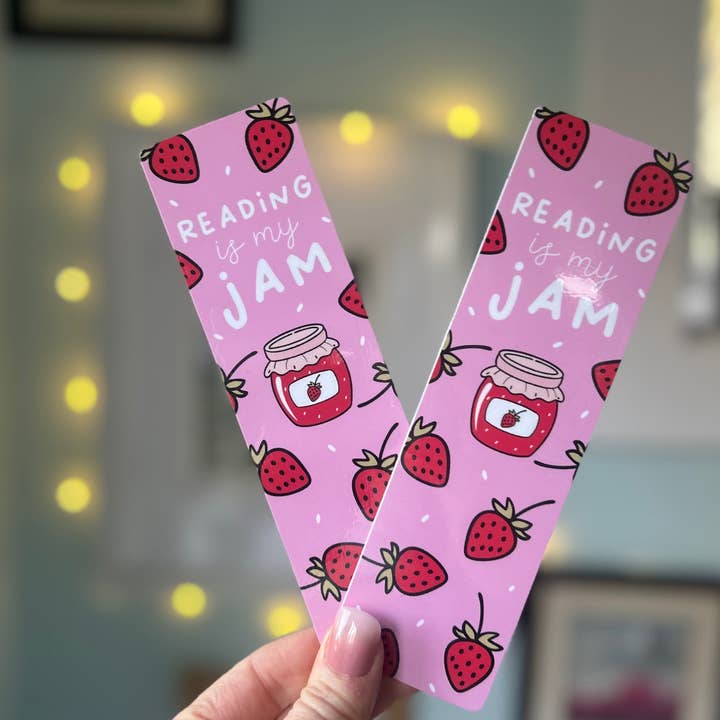Reading Is My Jam Bookmark for wholesale by Wee Birdy