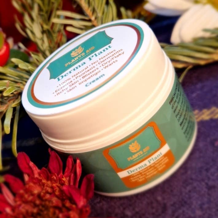 Crème Derma Plant 50ML
100 % naturel, végétalien, sans substances nocives pour la vente par Plants Aid
