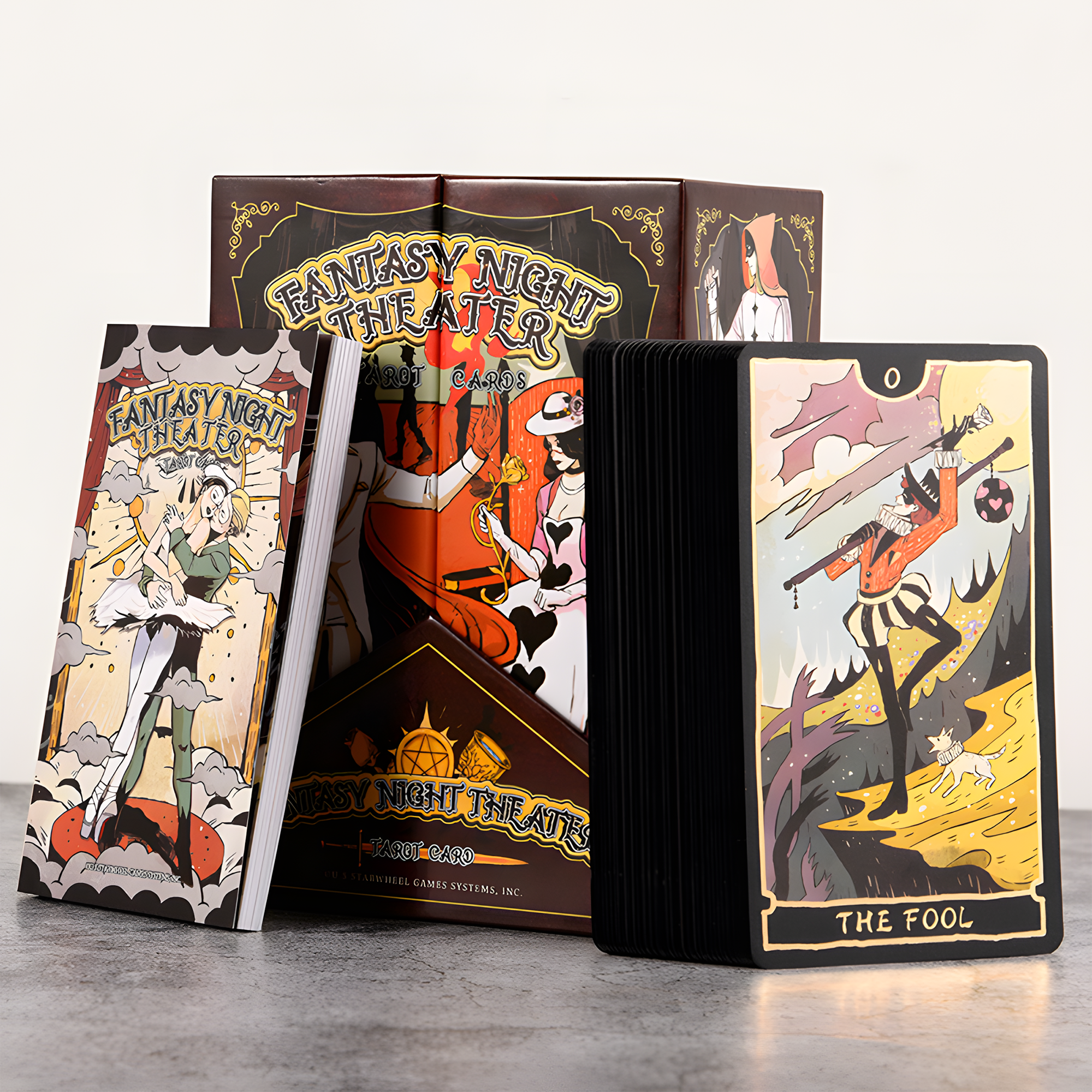 Vermilion Collection – wholesale Tarot cards – Fantasy Night Theater Tarot2