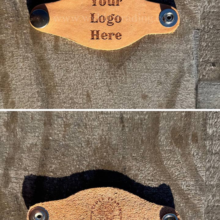 Wylder Trading Company - Wholesale Scarf Clip - Women's - Leather Bolo Scarf Slide 10+ | CUSTOM Logo or Wedding Favor1