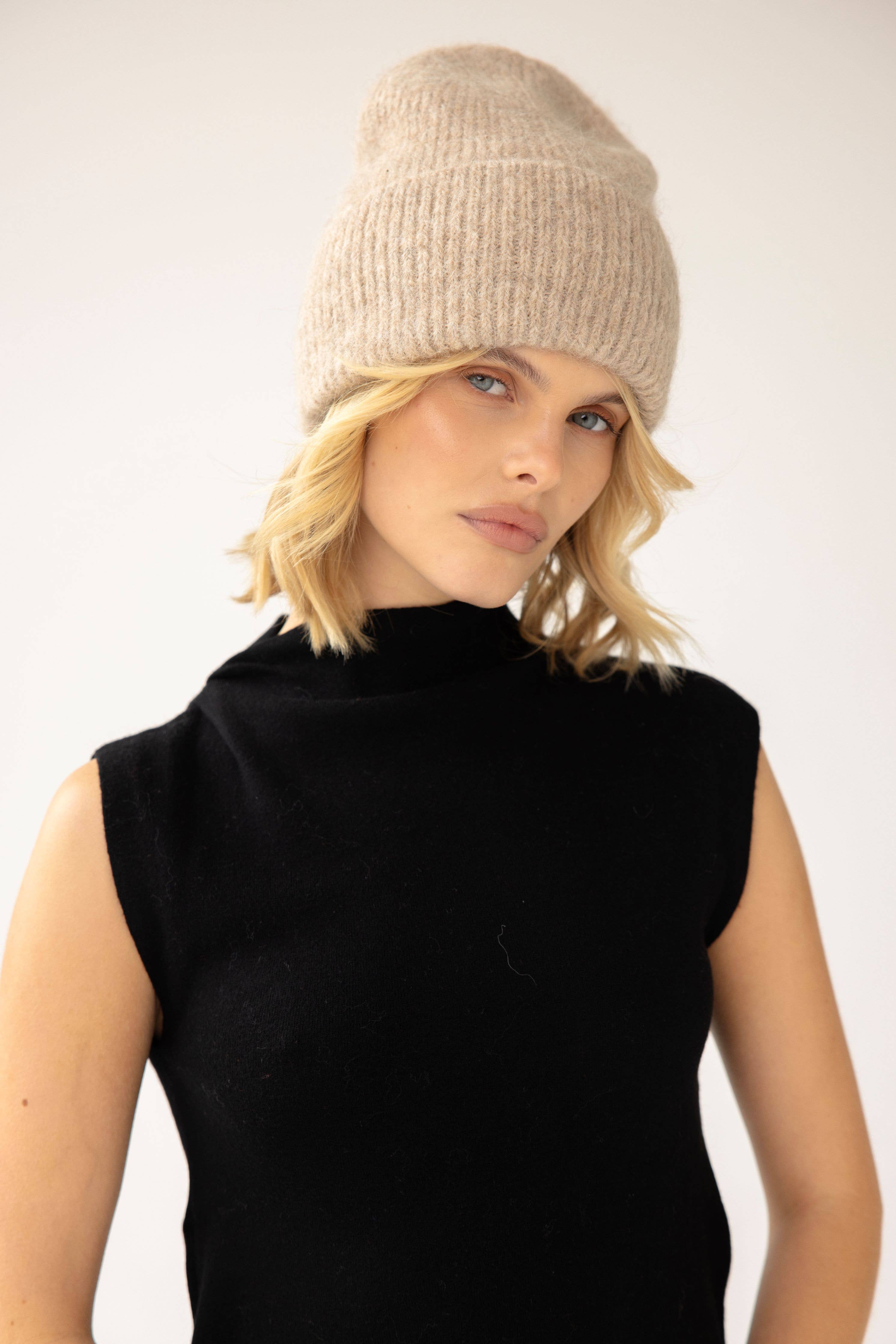 Arctic Fox & Co. - North America - Wholesale Beanie - Women's - The Alpaca Beanie - Iced Taupe - FW256