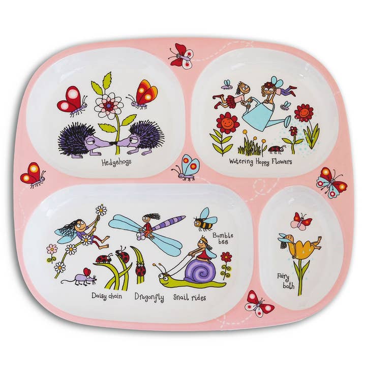 Kids Secret Garden Divider Plate for wholesale by Tyrrell Katz