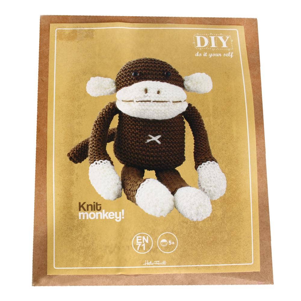 Helio Ferretti - Wholesale DIY Craft Kit - DIY MONKEY PUPPET HF1