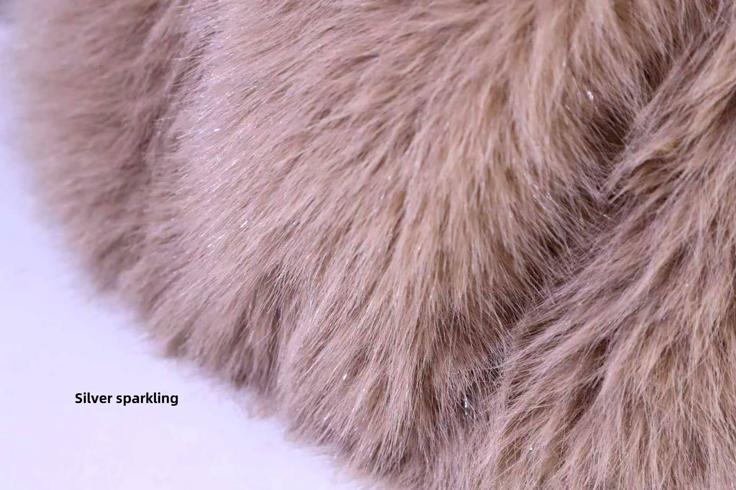 Ellas Trading – wholesale Bärkasse - Dam – Vändbar axelväska i leopardmönstrad fuskpäls med glitter14