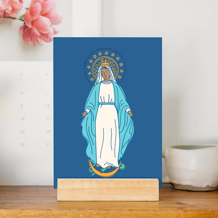 Catholic Family Crate® - Venta al por mayor Soporte para marco de fotos - Expositor de madera3