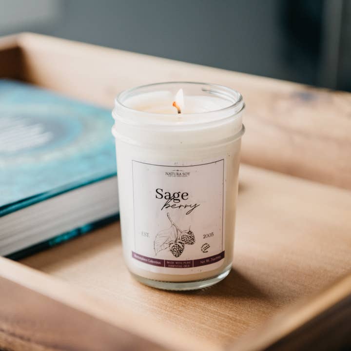 Natura Soylights - Wholesale Jar/Filled Candle - Marketplace Jar