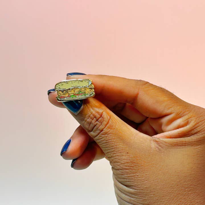 Statement Goods - Wholesale Lapel Pin/Button - Po-Boy Enamel Pin2