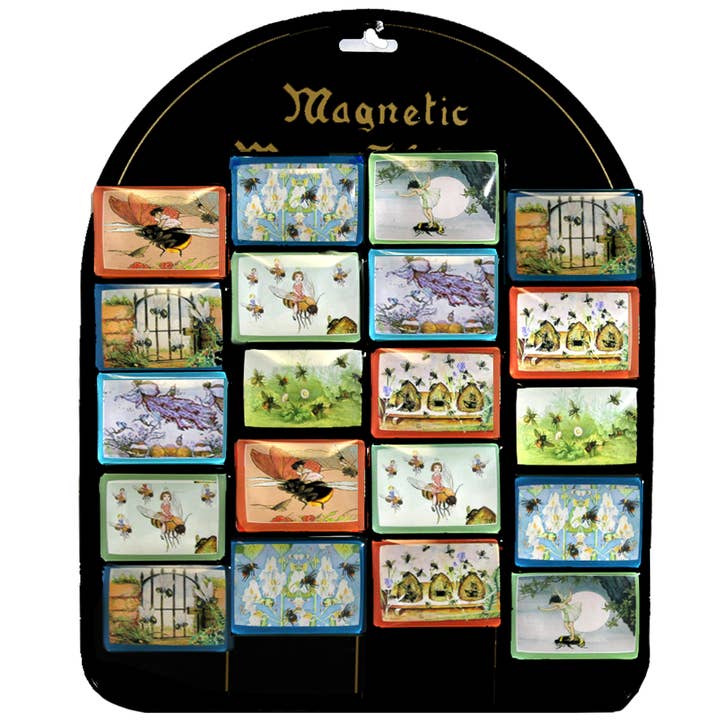 Présentoir magnétique en verre Vintage Bee World - CBG147W pour la vente par World Buyers