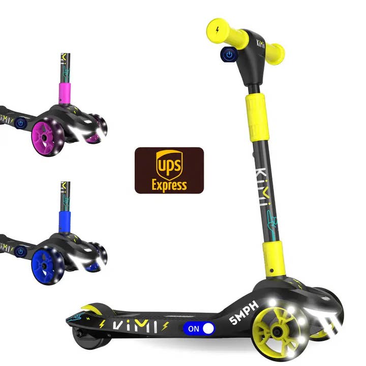 Kimi Electric Scooter For Kids and Toddlers 2-9 Yellow Free for wholesale on Faire15