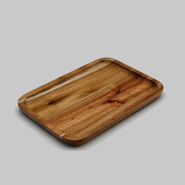 WILMAX USA - Wholesale Serving Tray - 10" x 7" Acacia Serving Rectangle Tray / Dish2