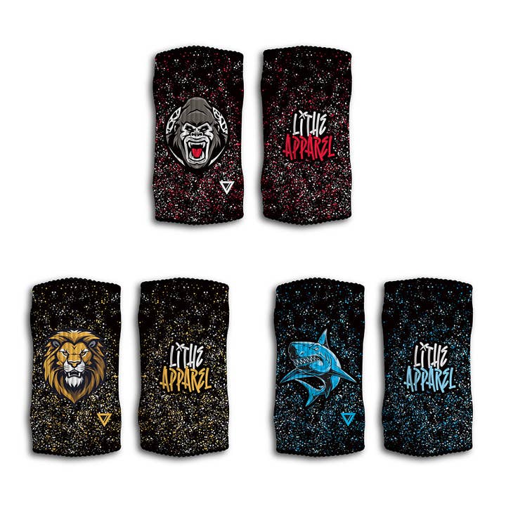 PACK 3 ANIMAL | WRISTBANDS for wholesale by LITHE APPAREL