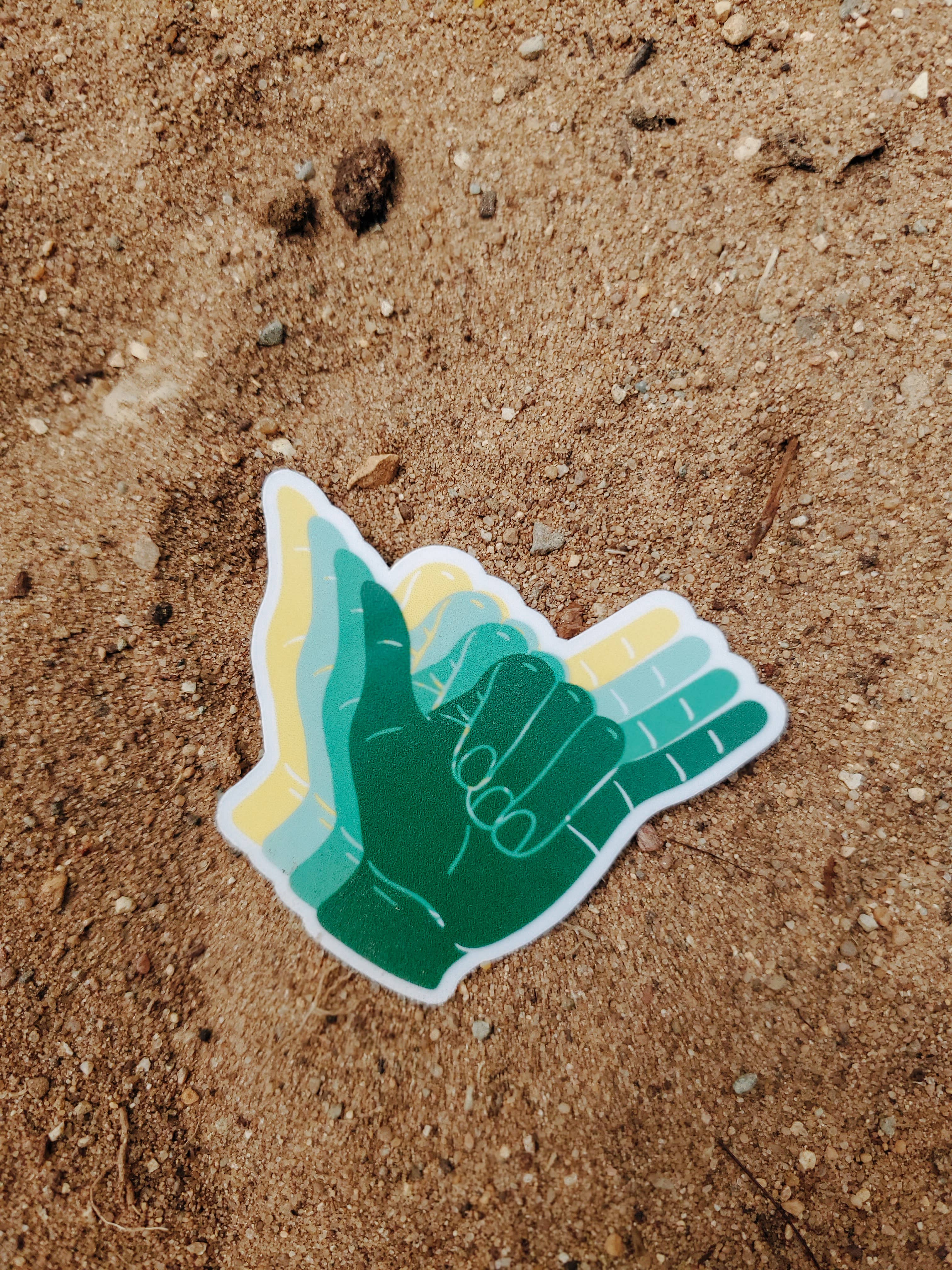 WJMay Designs - Wholesale Sticker - Shaka, Hang Loose, Hang Ten Sticker2