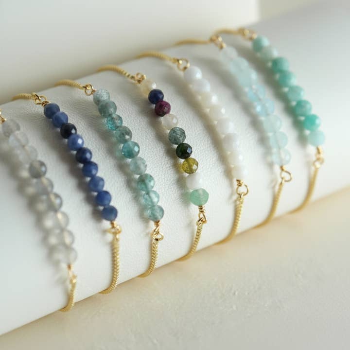 Minimalistiskt helande kristallarmband (2B05) för wholesale av iBijoux