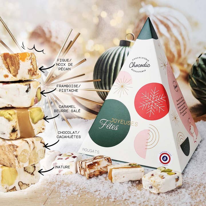 NOUGATS assortment box | Christmas moulding for wholesale by CHOCODIC