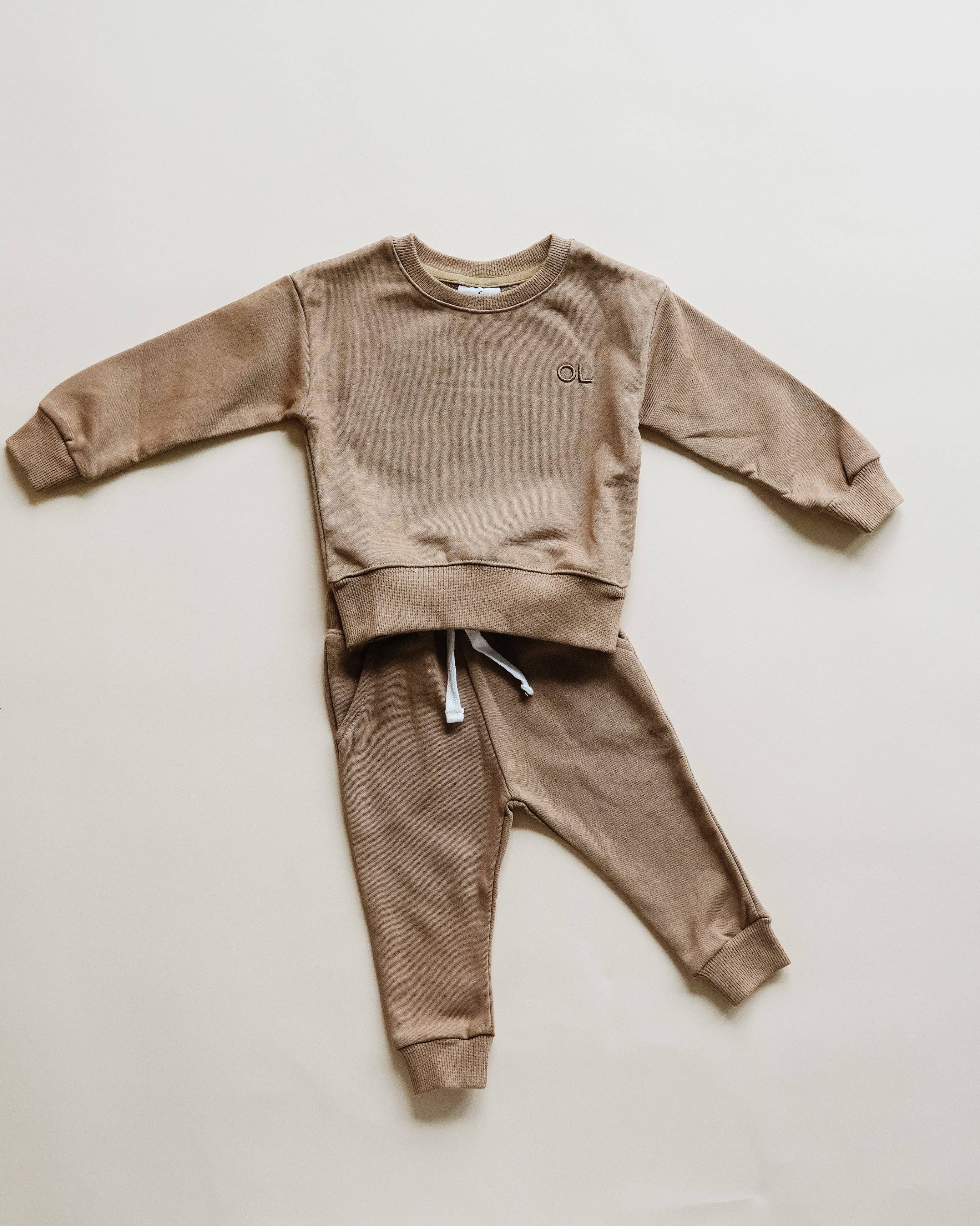 Orcas Lucille - Vente Pantalon d'intérieur/de jogging – enfant - Pantalon de jogging - Moka4