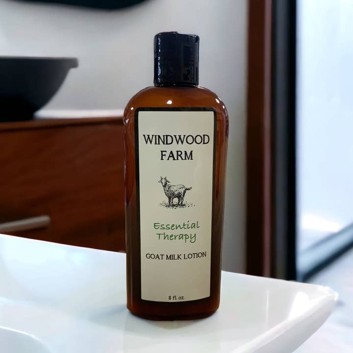 Essential Therapy Ziegenmilchlotion für den Großhandel von Windwood Soap