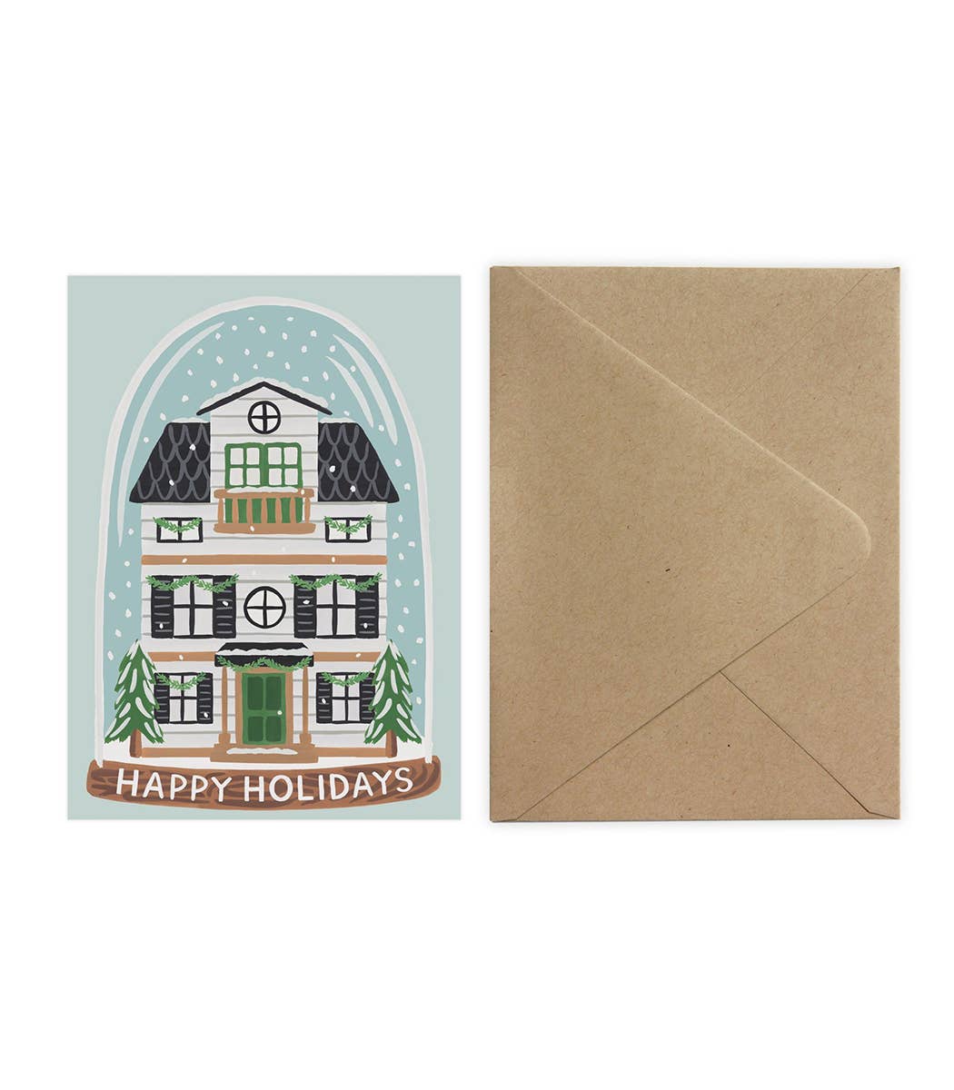 LoveLight Paper - Vendita all'ingrosso Biglietti di auguri di Natale - Palla di neve — Biglietto di Natale1