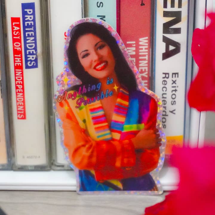 Selena - La Hermosa (Anything is Possible) 3" Sticker for wholesale by PARTIMEWORKS
