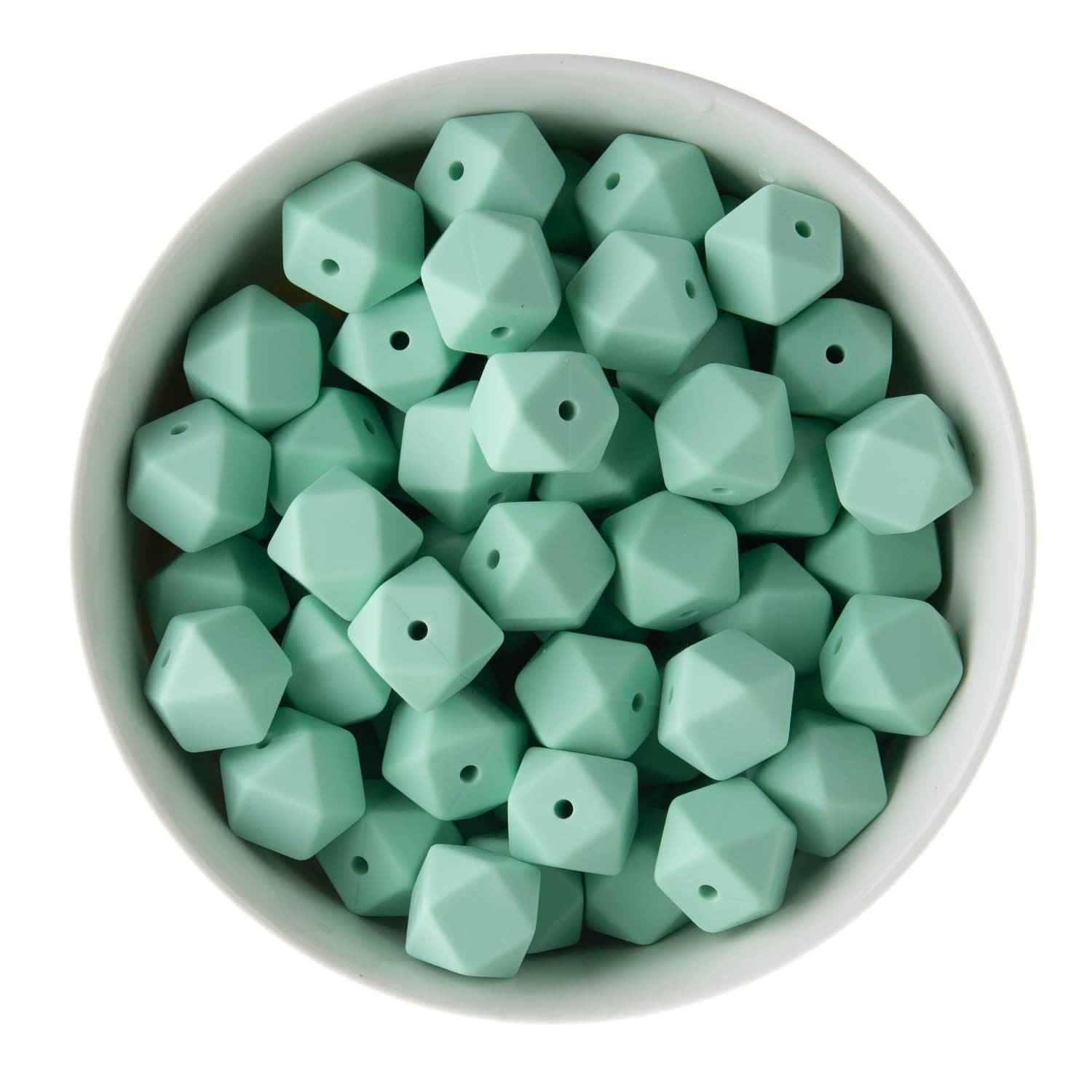 Cara & Co Silicone Craft Supply – wholesale Beads – 14mm Hexagon Silicone Beads27