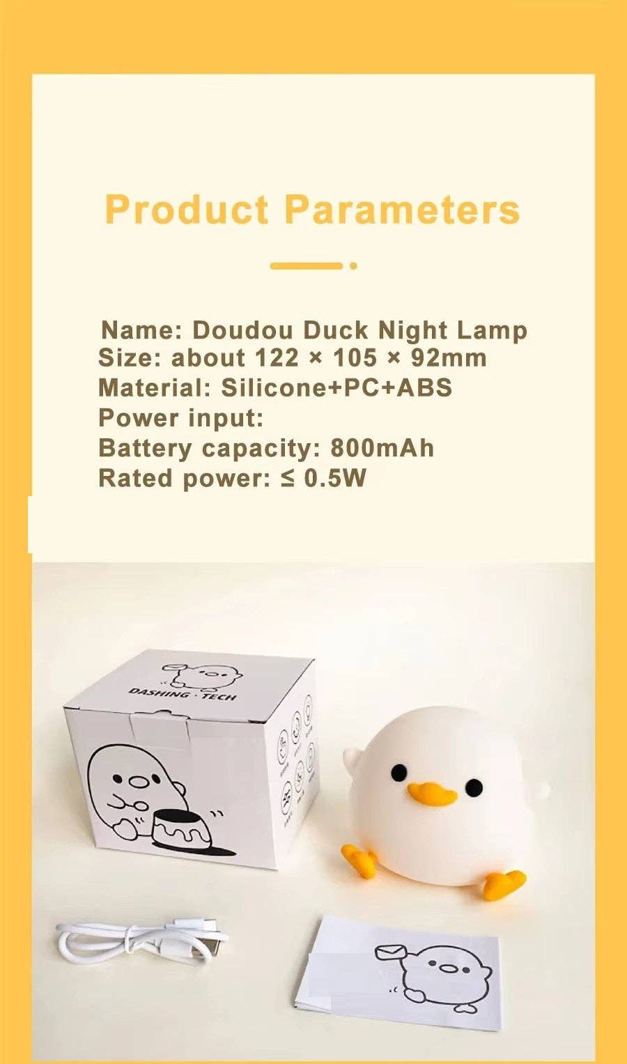 HaHaHome - Wholesale Night Light - Kids & Baby - Duck Night Light11